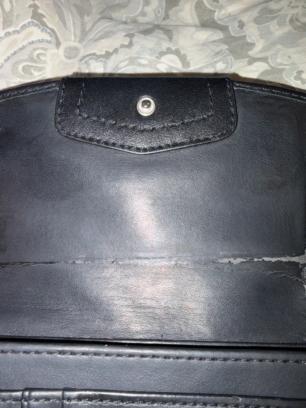 Coach Black Signature Fold Wallet - Picture 5 of 10